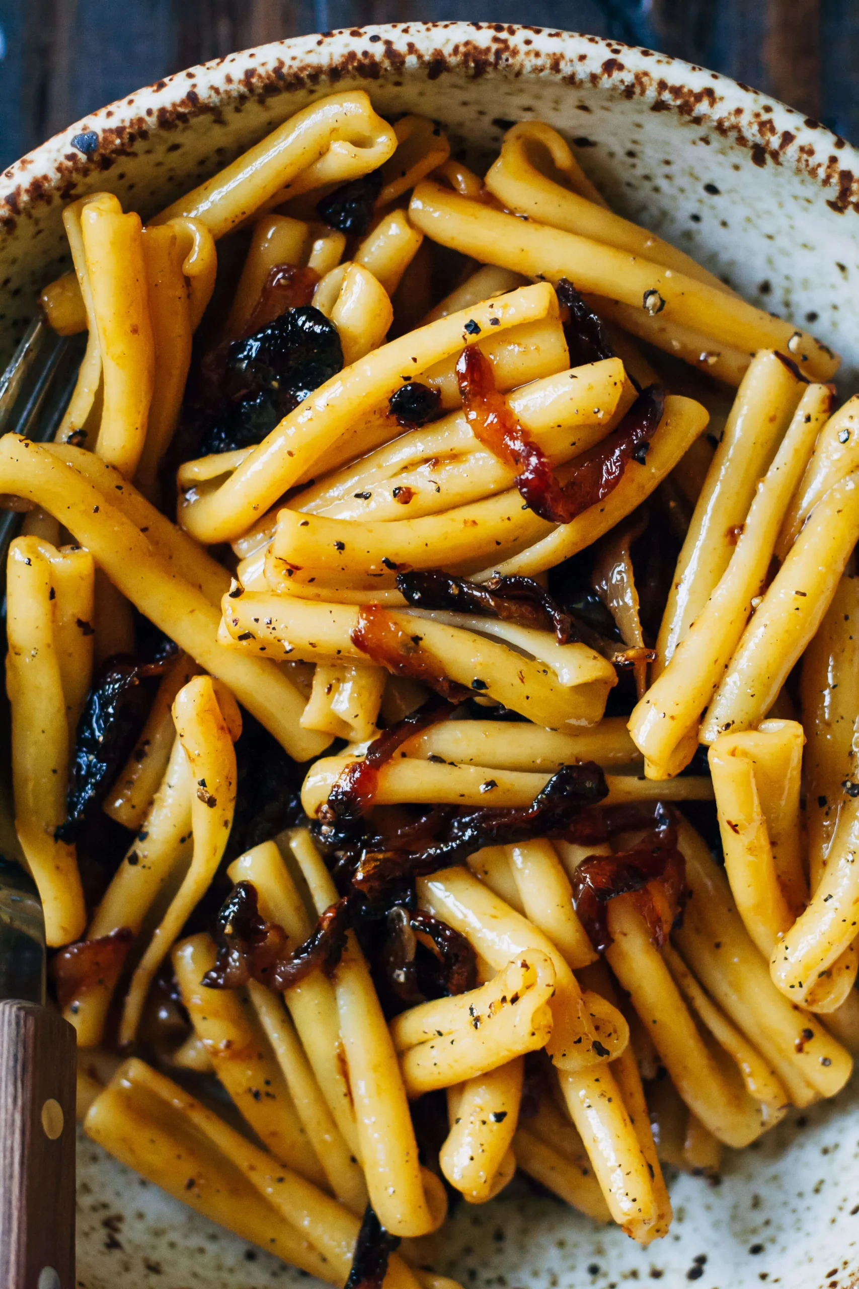 Vegan Caramelized Onion Pasta