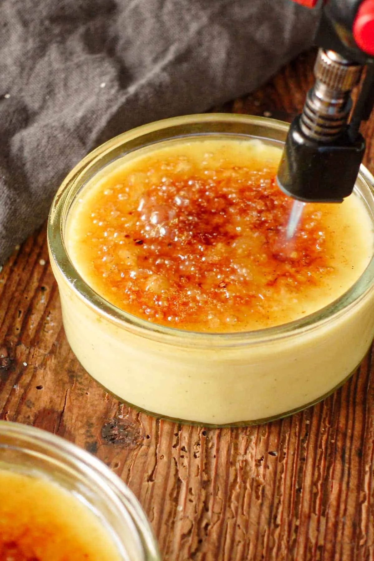 Vegan Cashew Creme Brulee