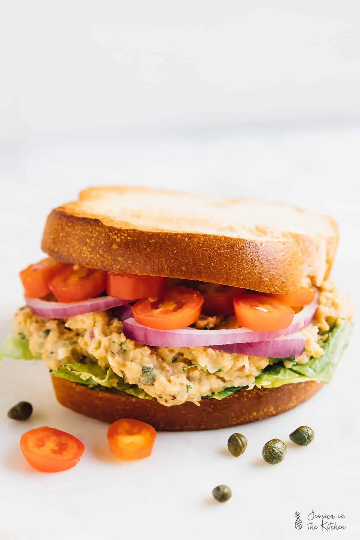 Vegan Chickpea Tuna Sandwich