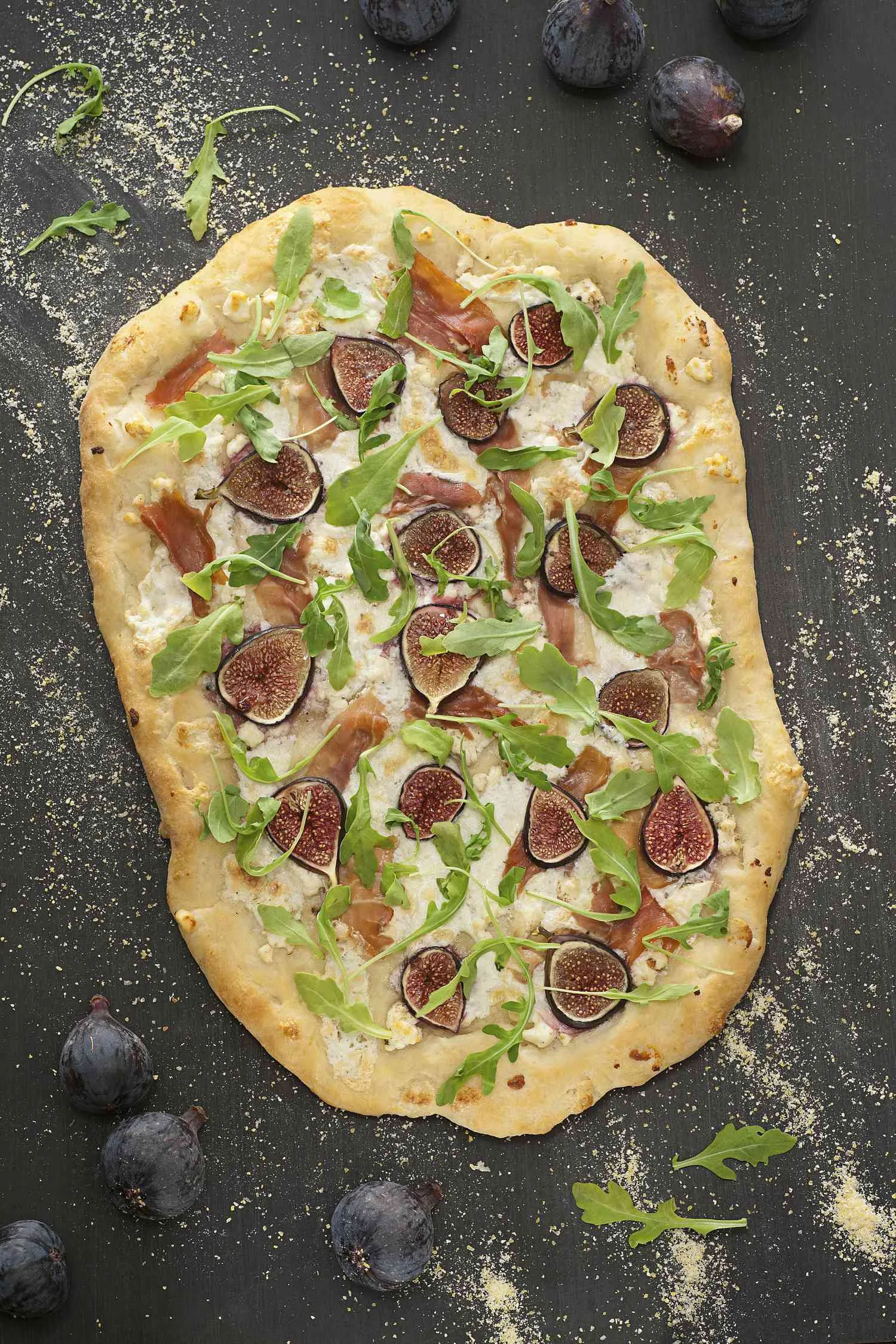 Vegan Fig and Arugula Pizza