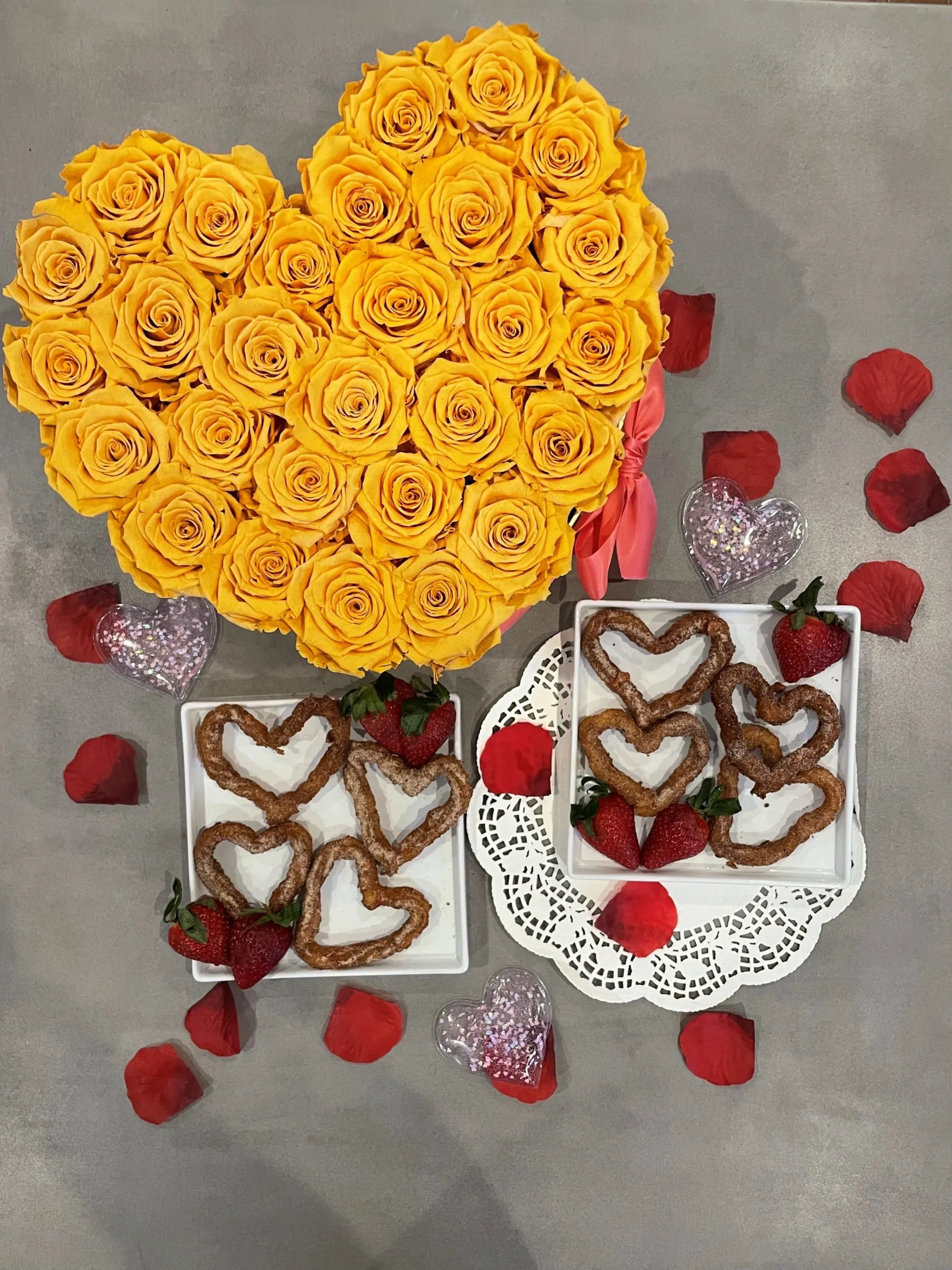 Vegan Heart Shaped Churros