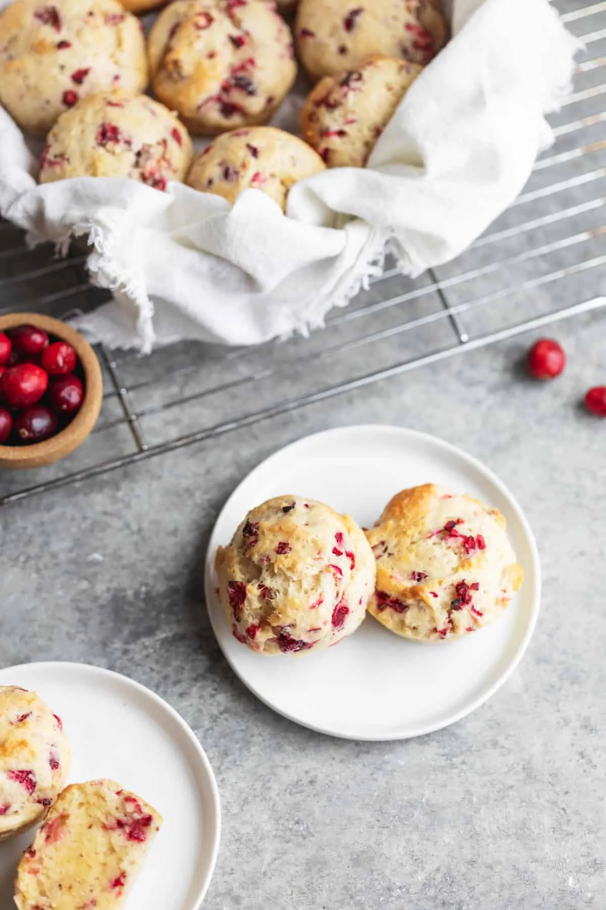 Vegan Orange Cranberry Muffins