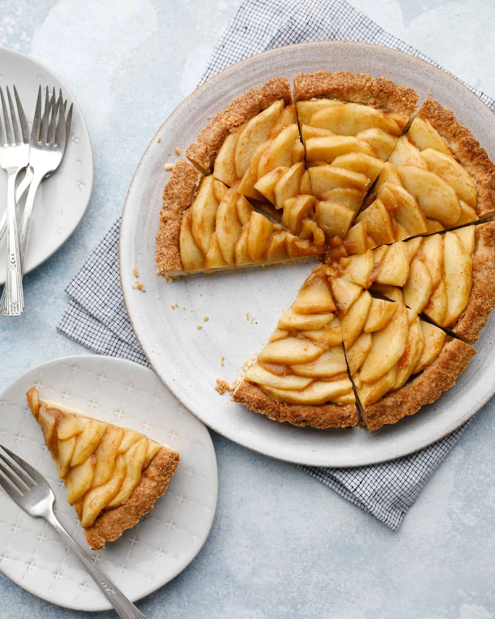 Vegan Sugar Free Apple Tart