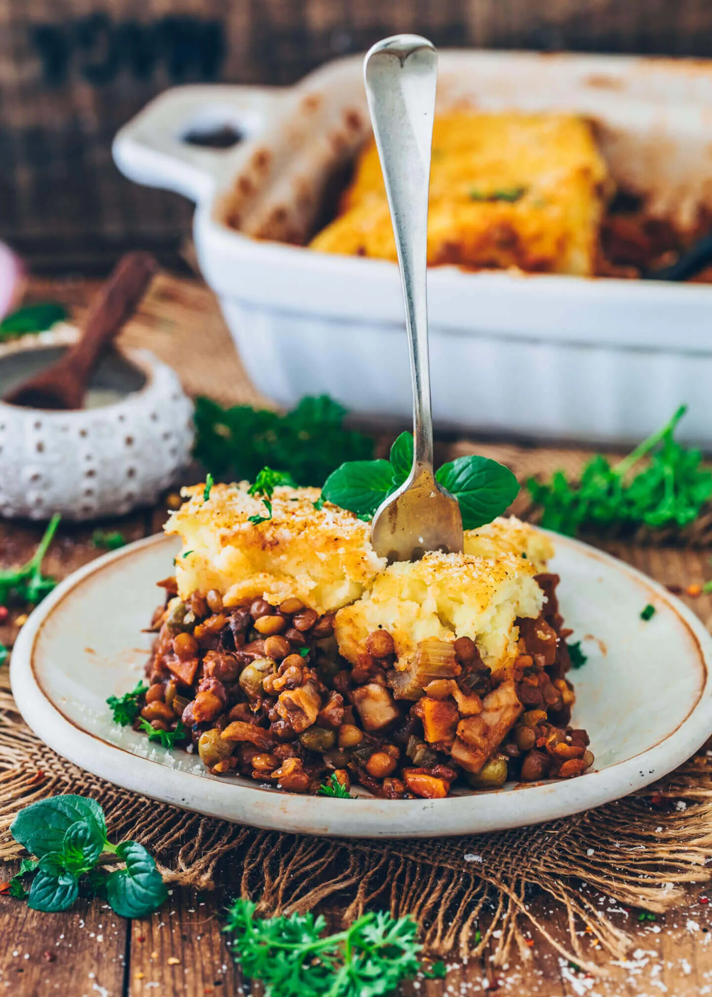 Vegetable Lentil Shepherd's Pie