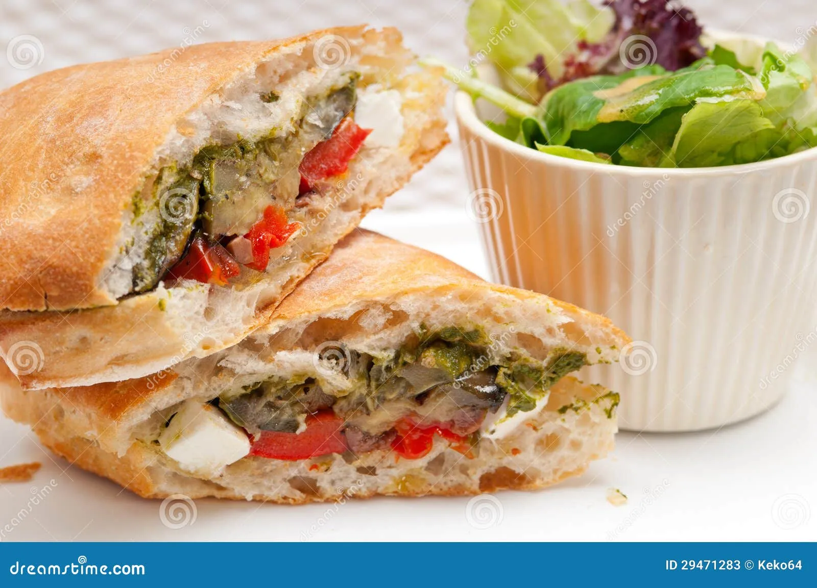 Vegetable Panini with Feta