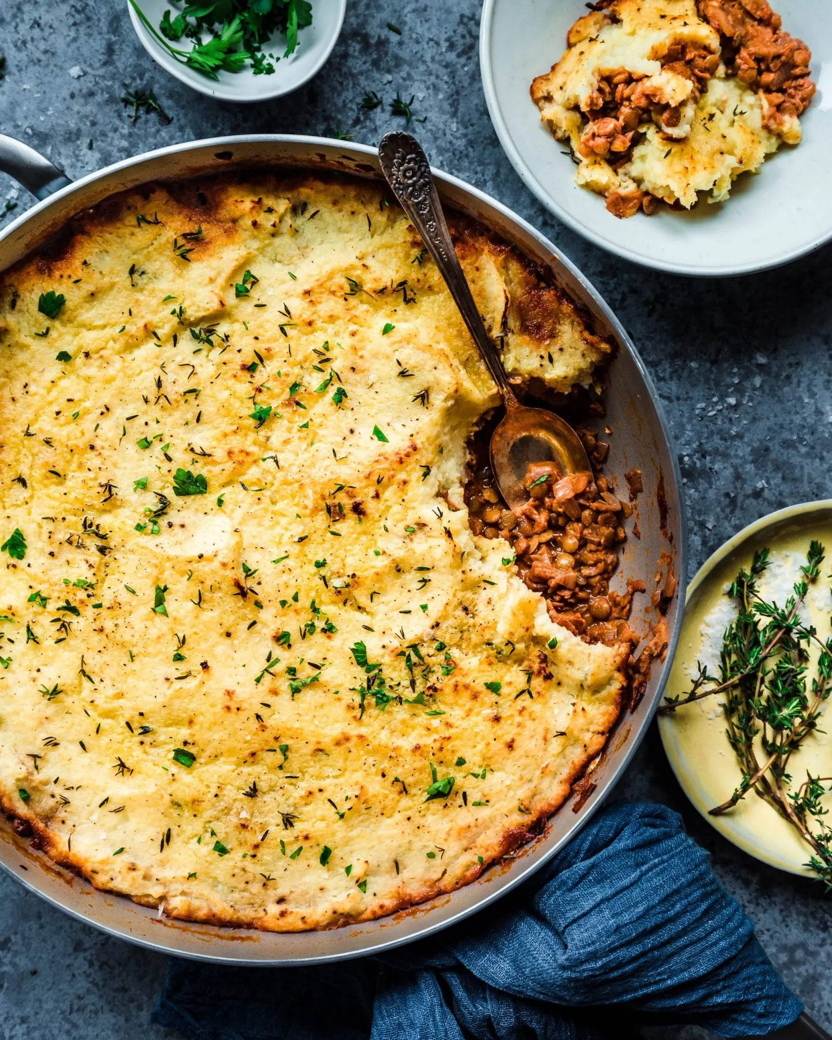 Vegetarian Shepherd's Pie with Lentils