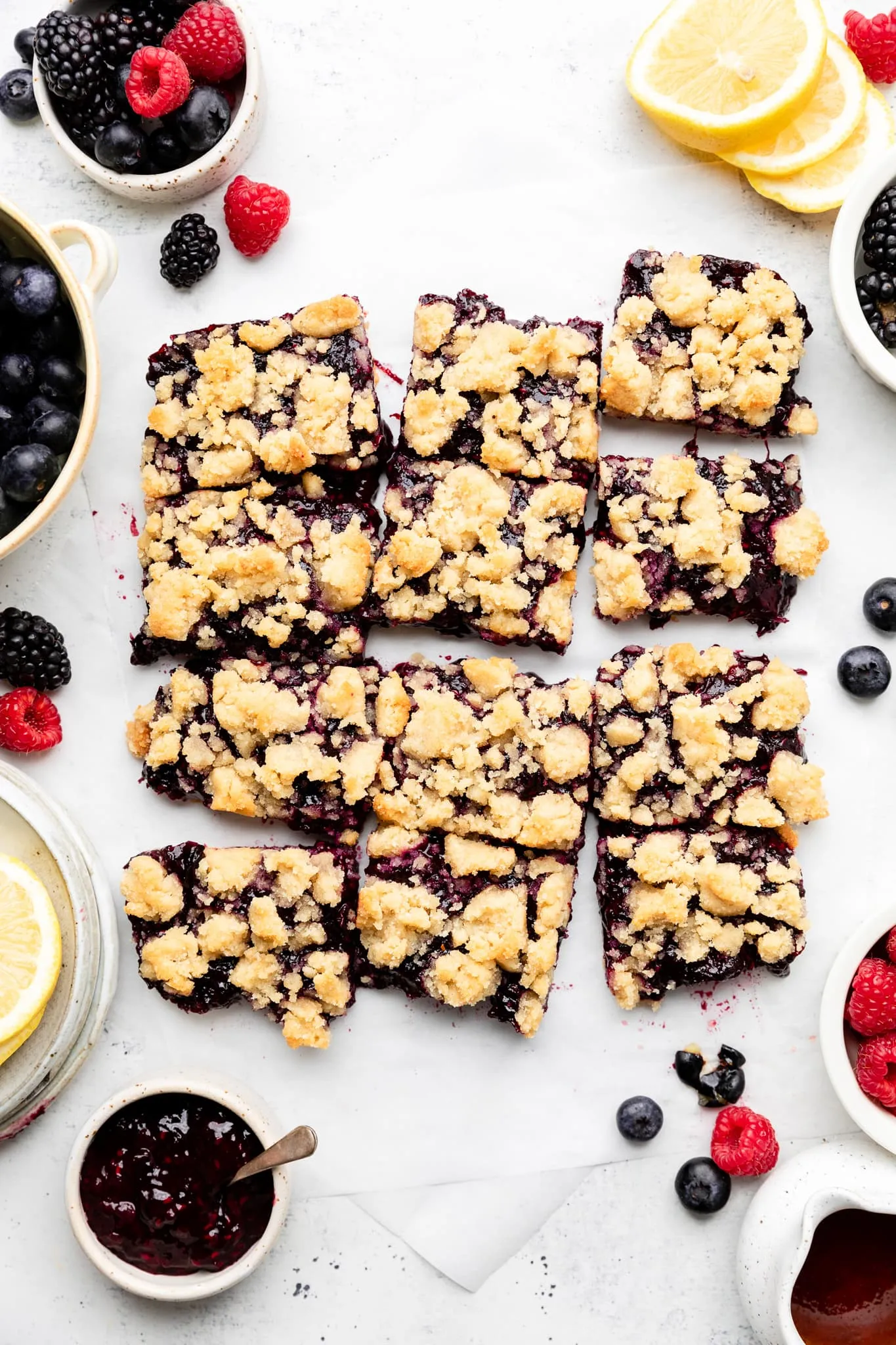 Very Berry Crumble Bars