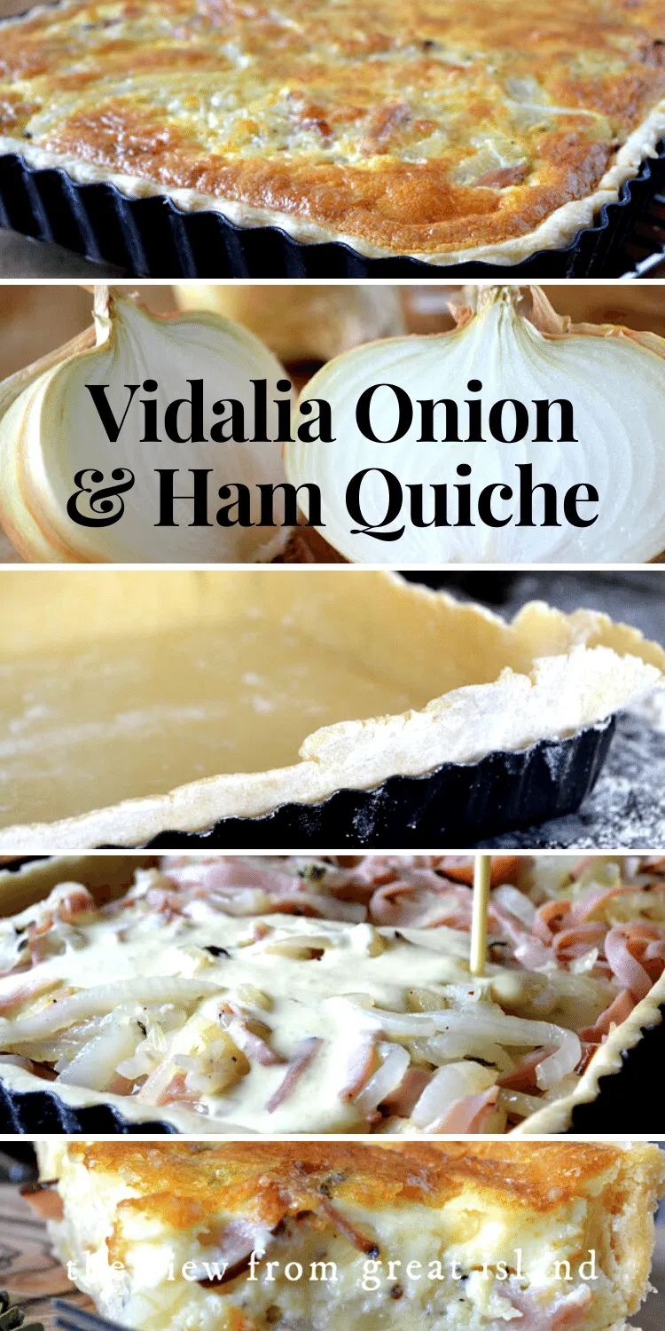 Vidalia Onion and Ham Quiche