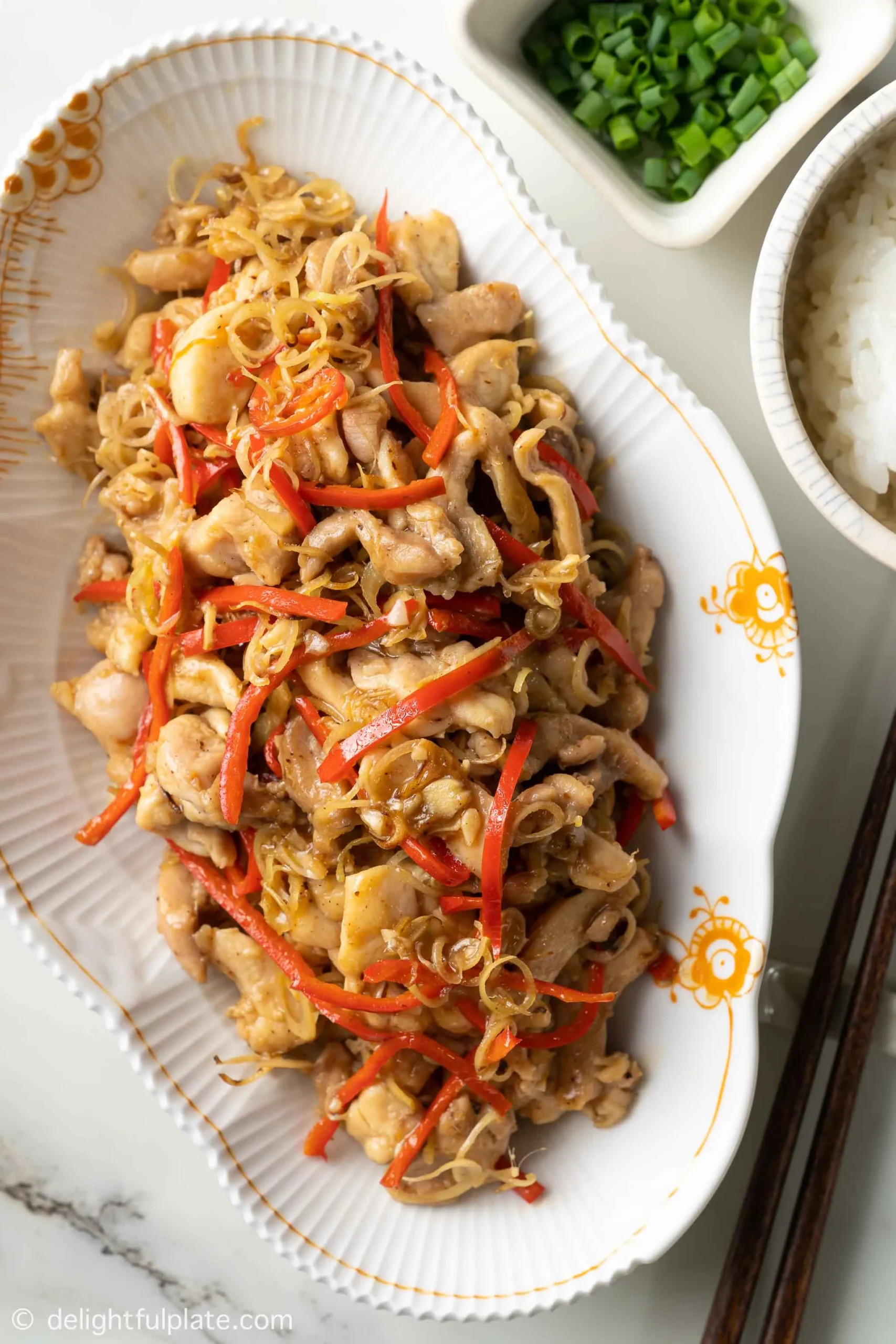 Vietnamese Stir Fried Chicken with Lemon Grass