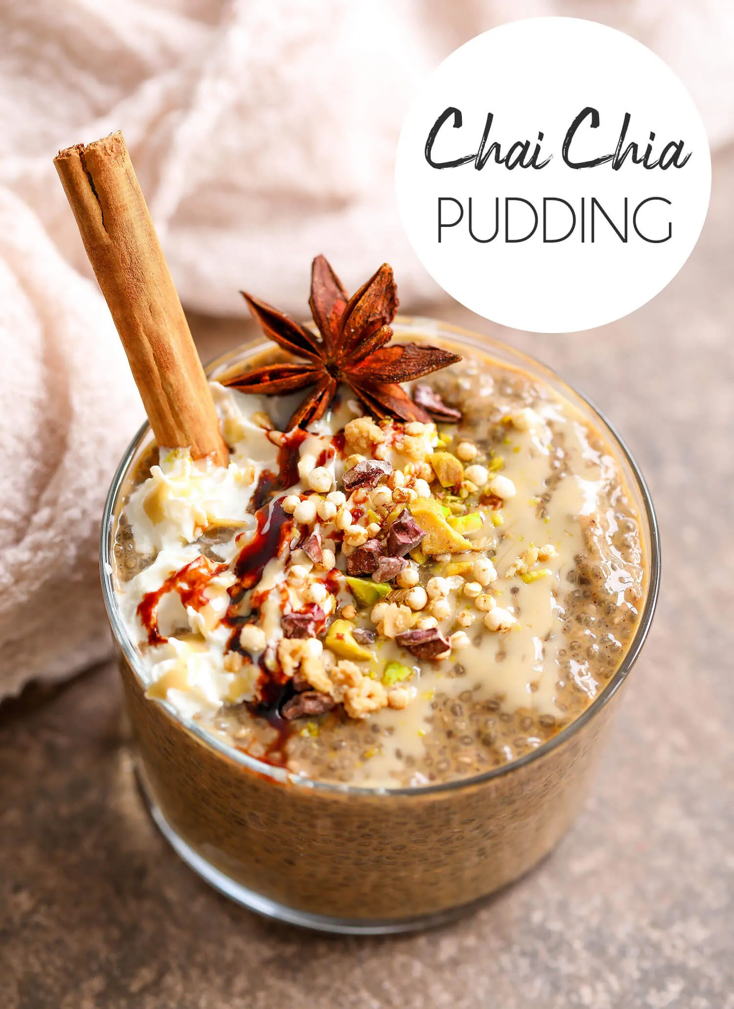 Warm Chai Chia Seed Pudding