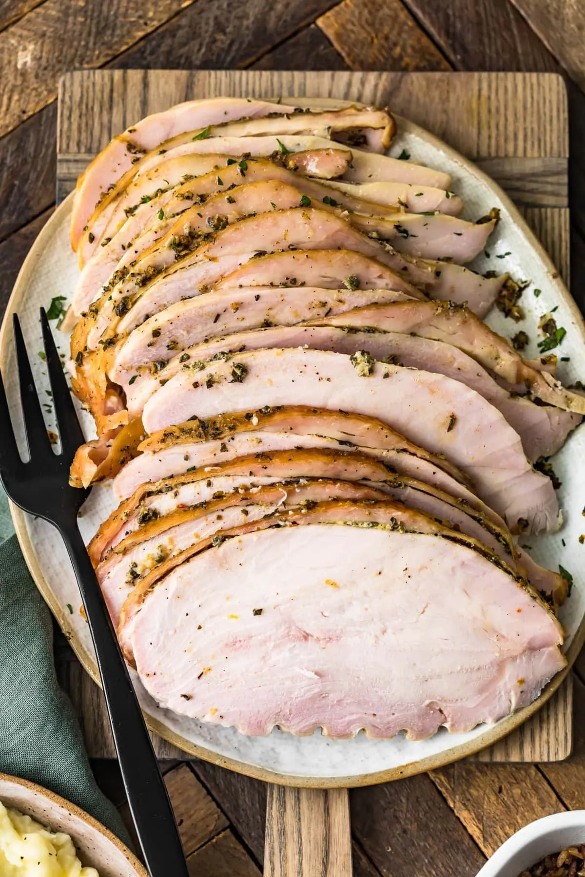 Warm Spicy Smoked Turkey Breast