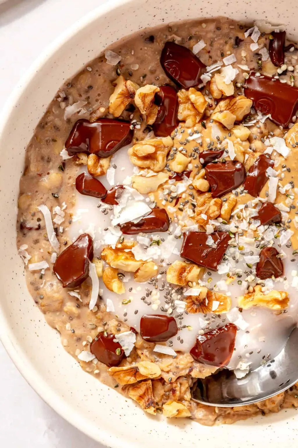 Warming Chocolate Oatmeal Pudding