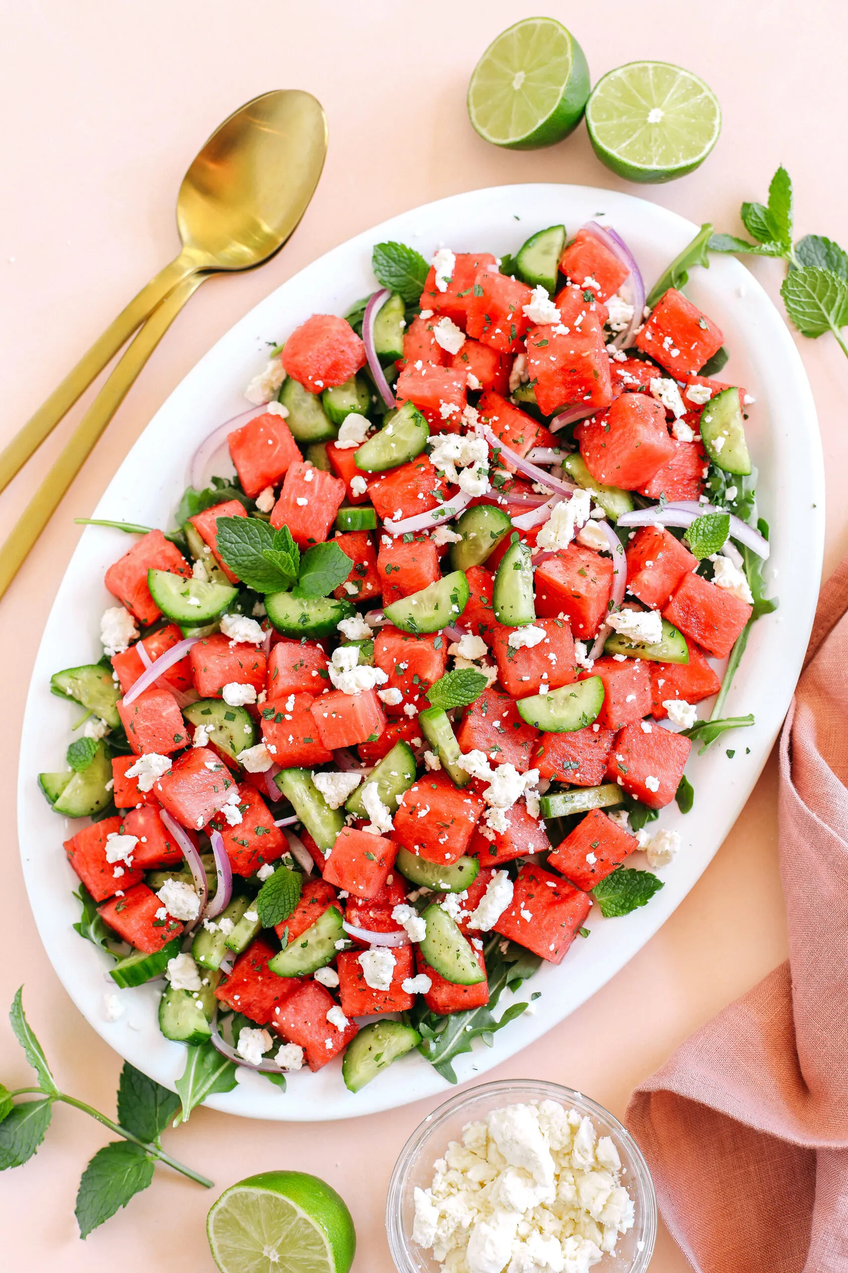 Watermelon Feta Salad Avocado