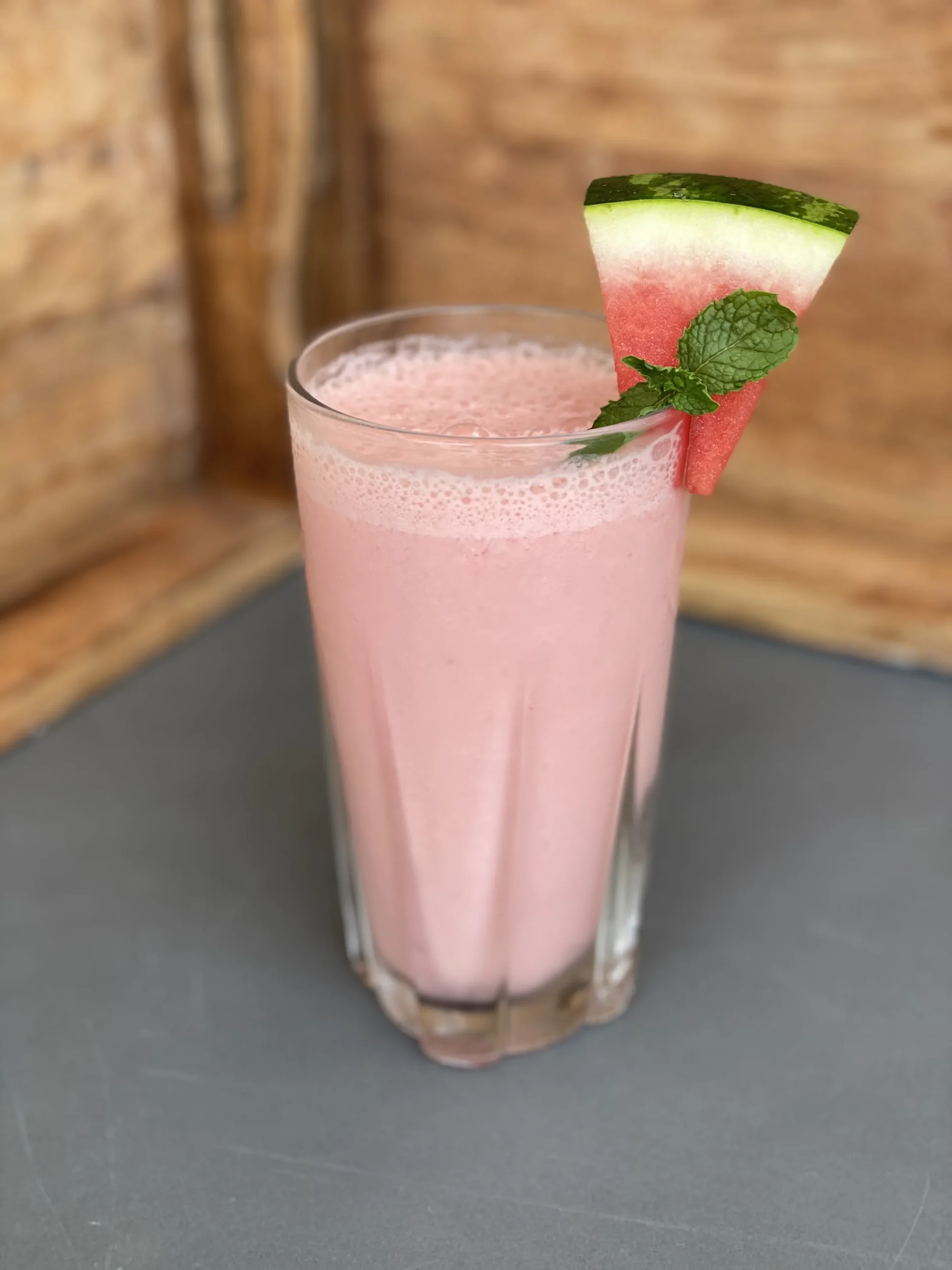 Watermelon Smoothie with Yogurt