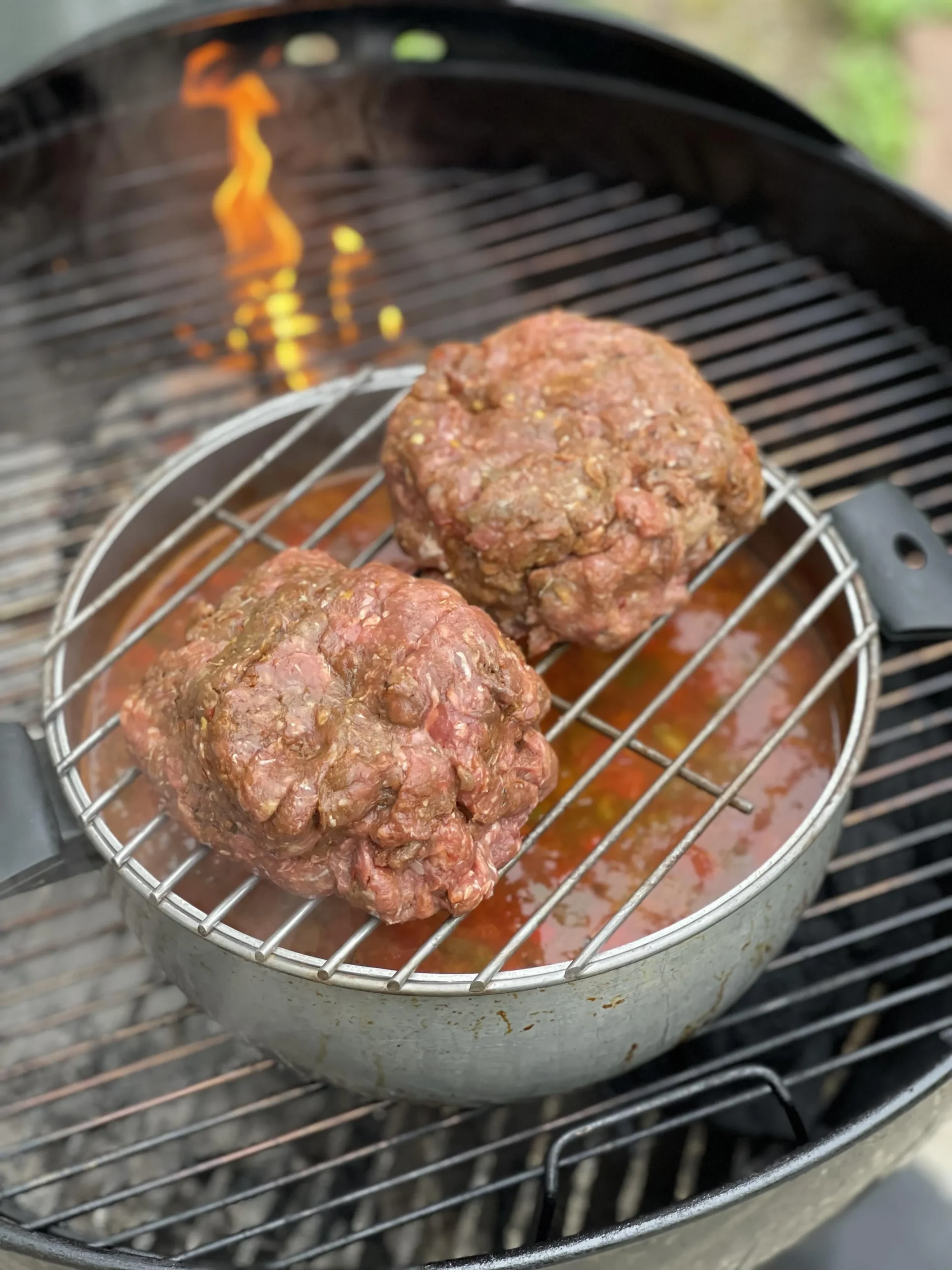 Weber Kettle Smoked Chili