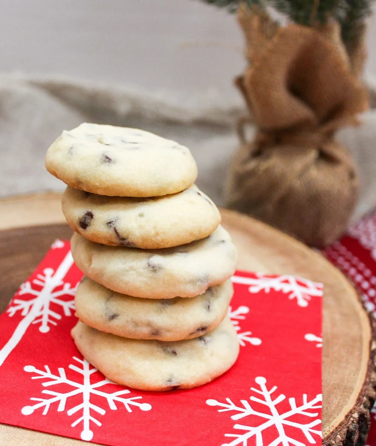 Whipped Chocolate Chip Shortbread