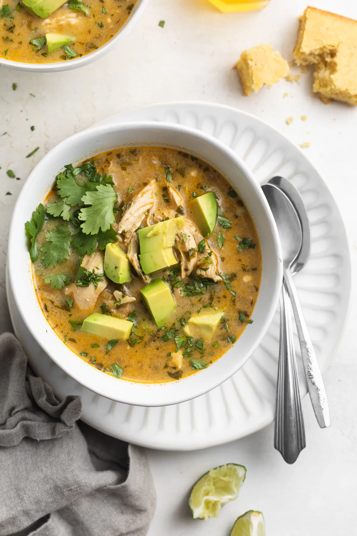White Chicken Chili Lowfat and Fast