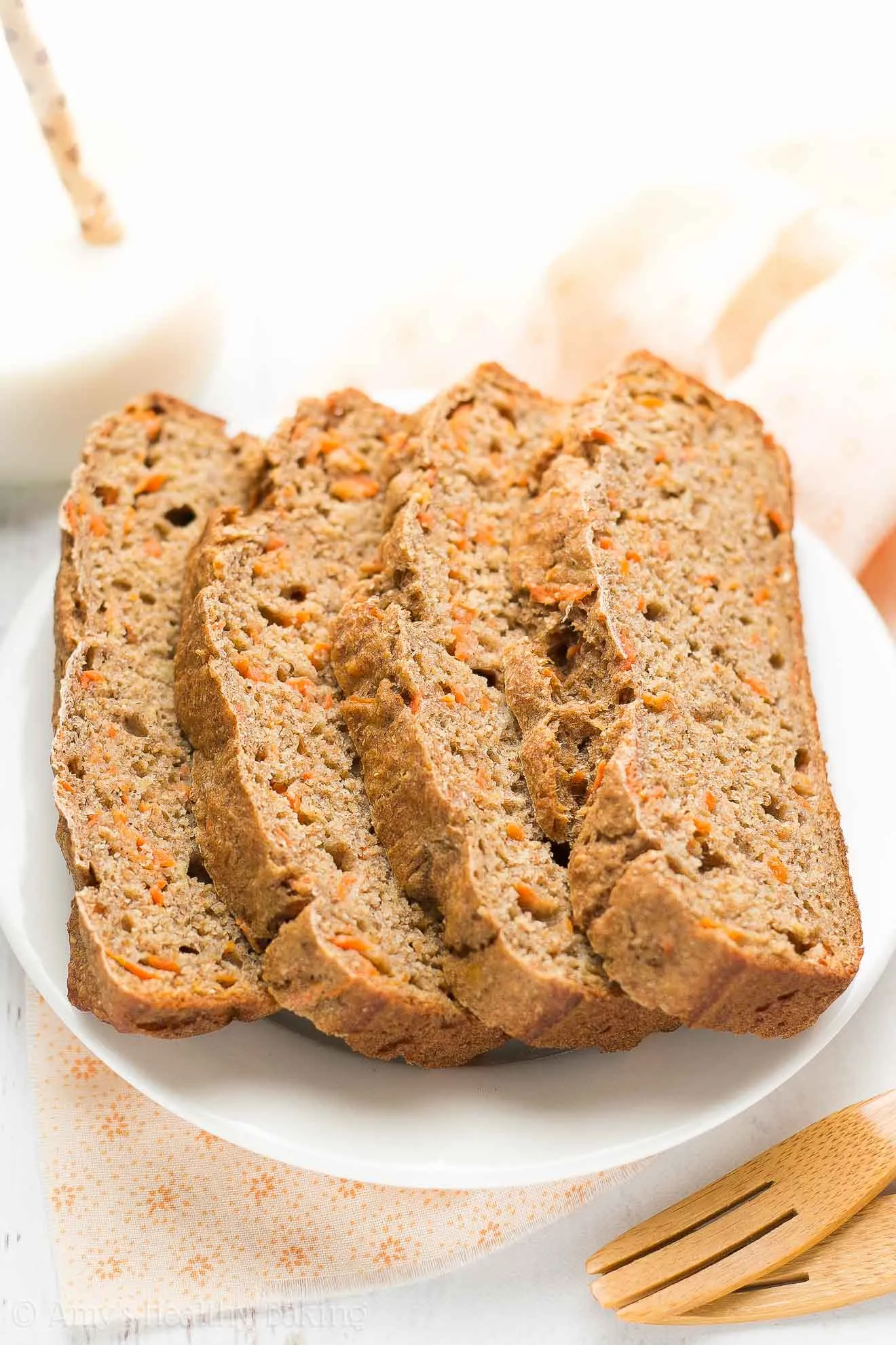 Whole Wheat Banana Nut Carrot Cake Bread