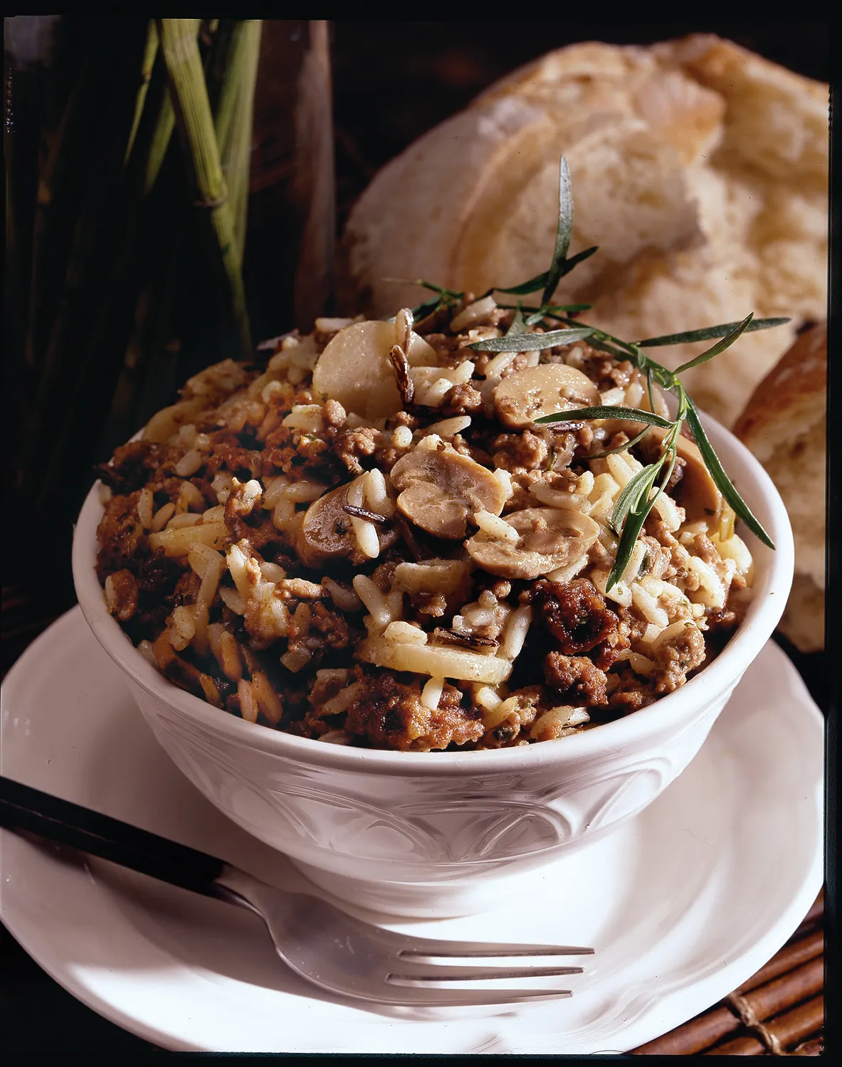 Wild Rice Amandine en Casserole