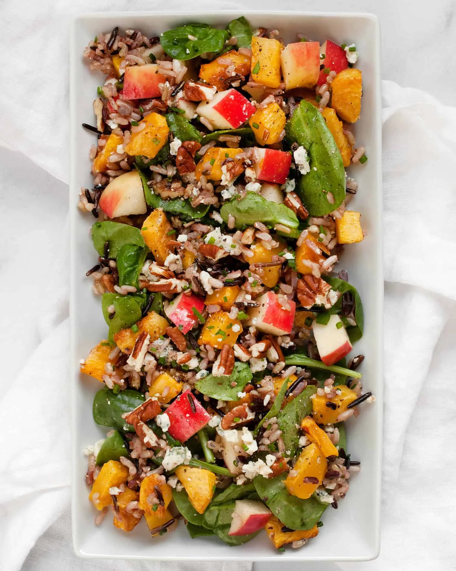 Wild Rice Salad with Apples and Walnuts