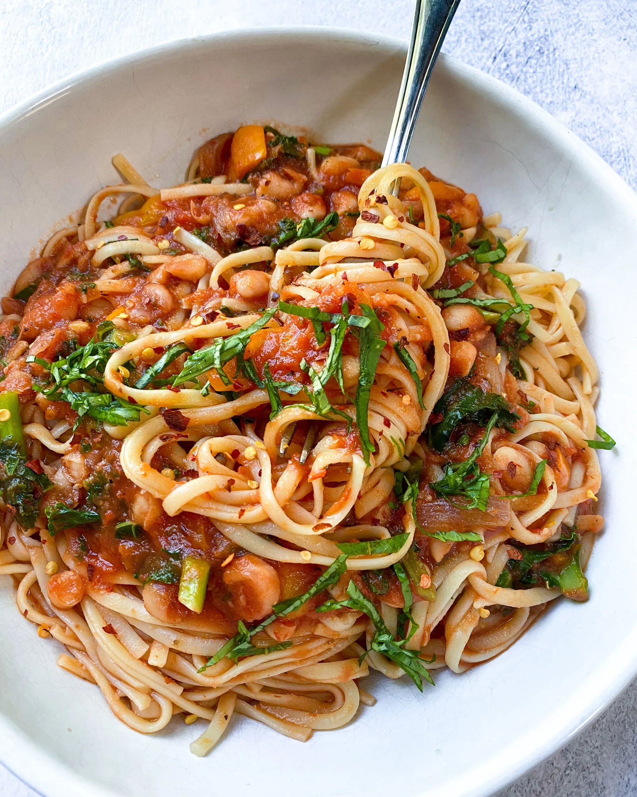 Winter White Bean and Kale Pasta