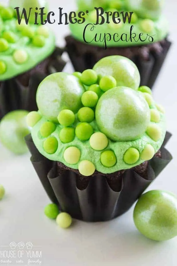 Witch Cupcakes Bubbly Witch's Brew