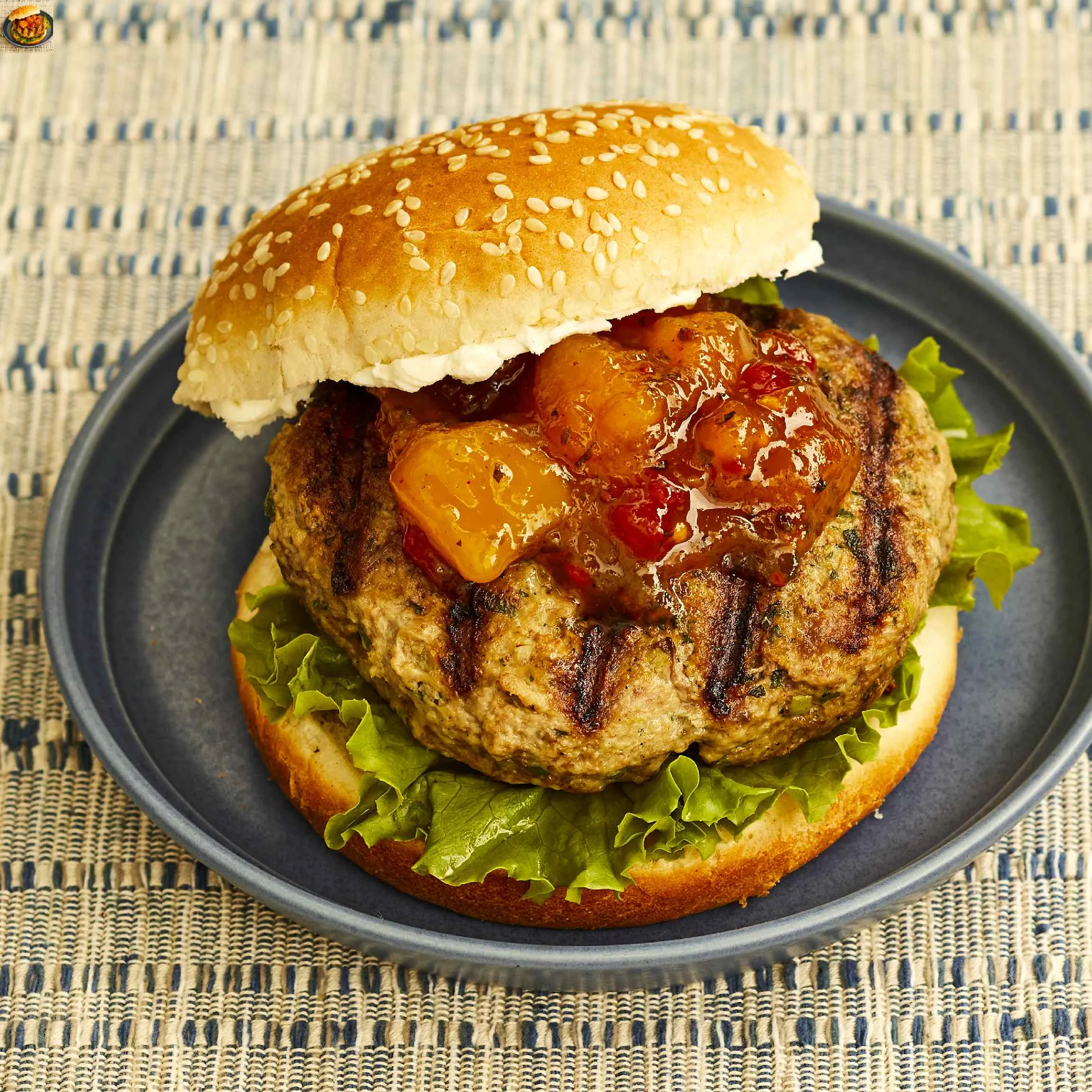 World's Easiest Grilled Lamb Burger
