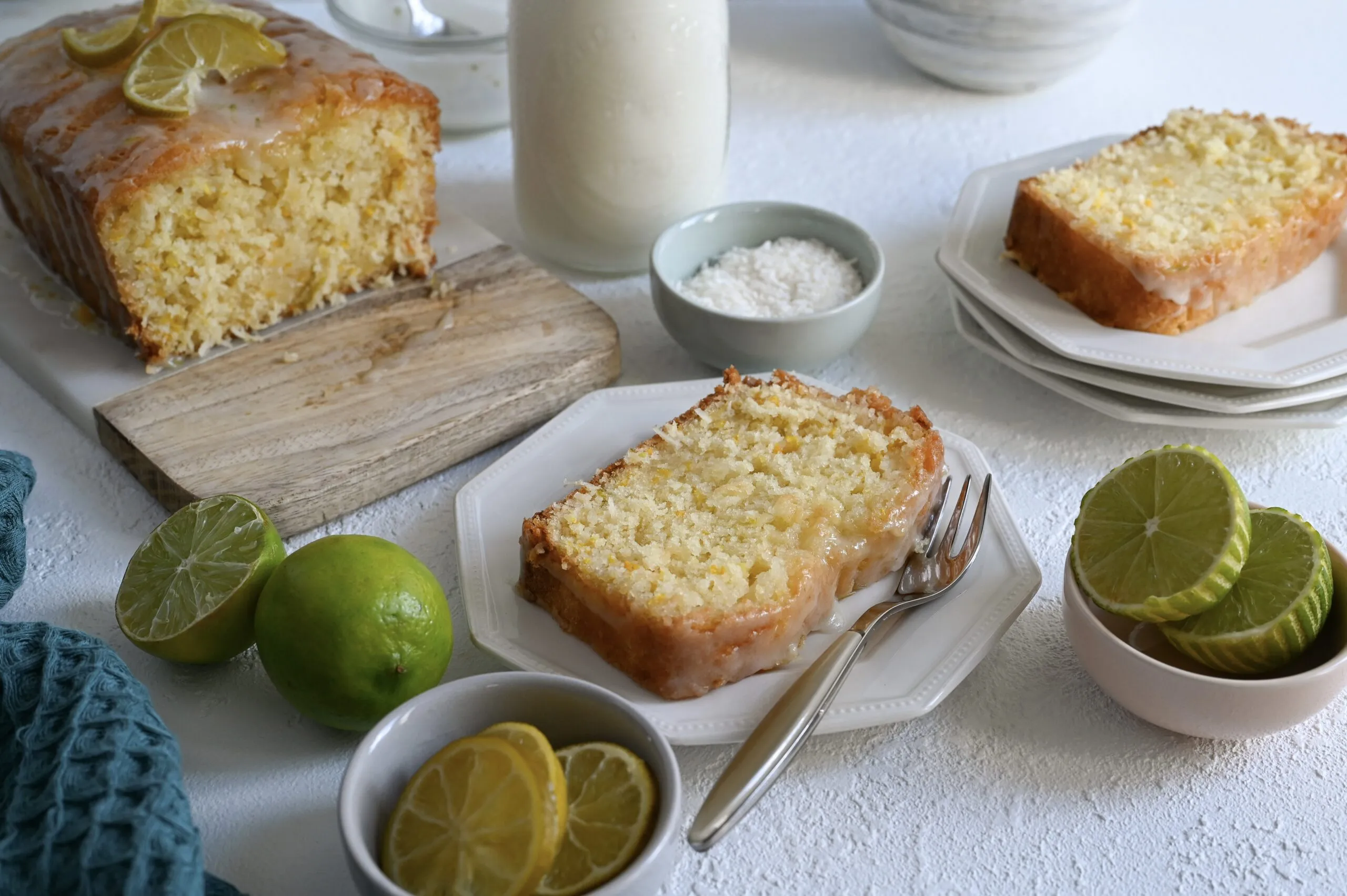 Zucchini Lime Coconut Cake