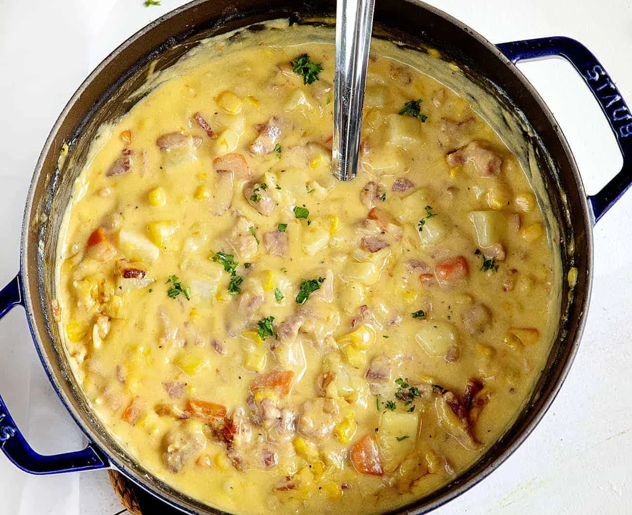 bread bowl ham chowder