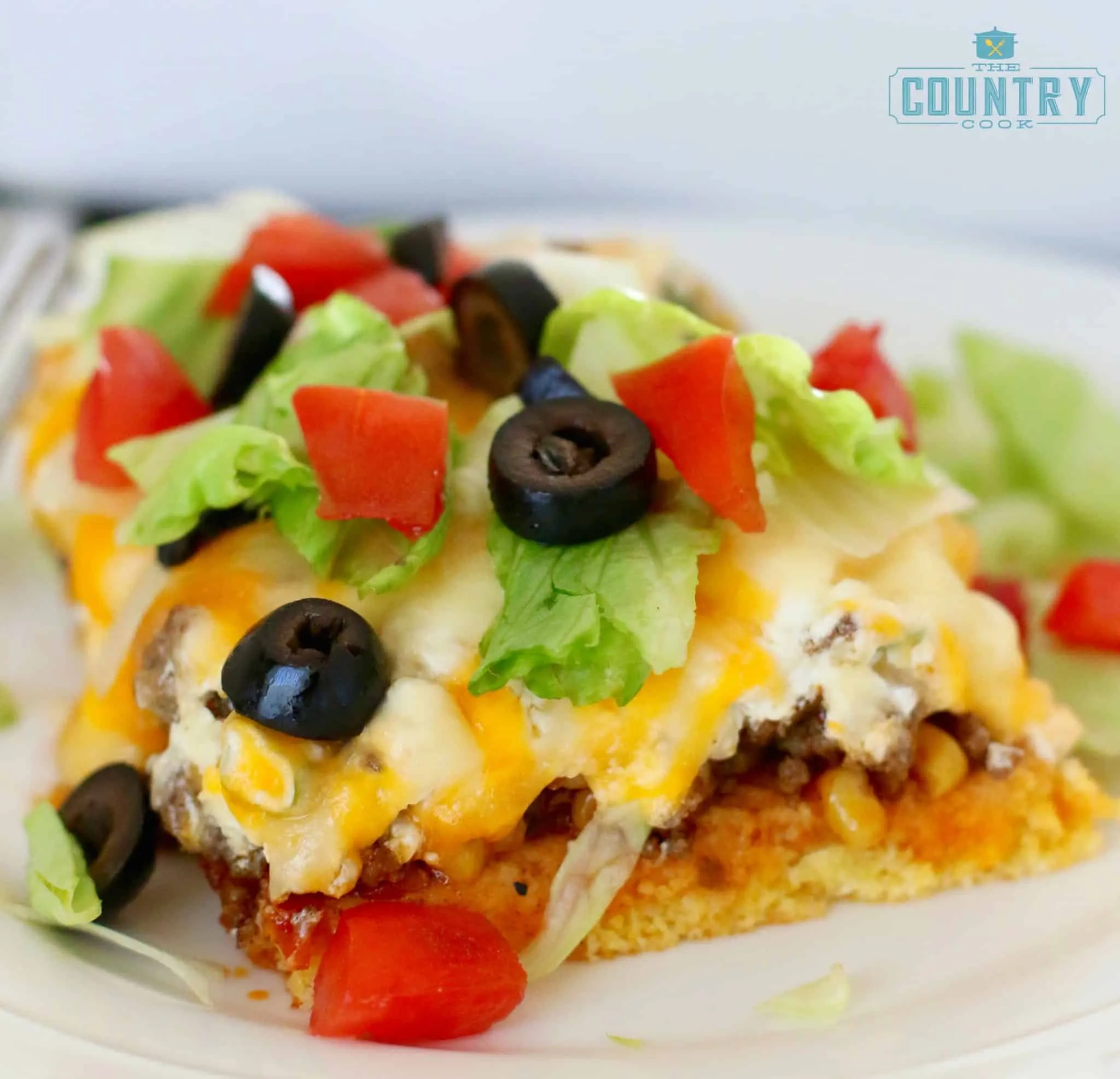 easy cornbread taco bake