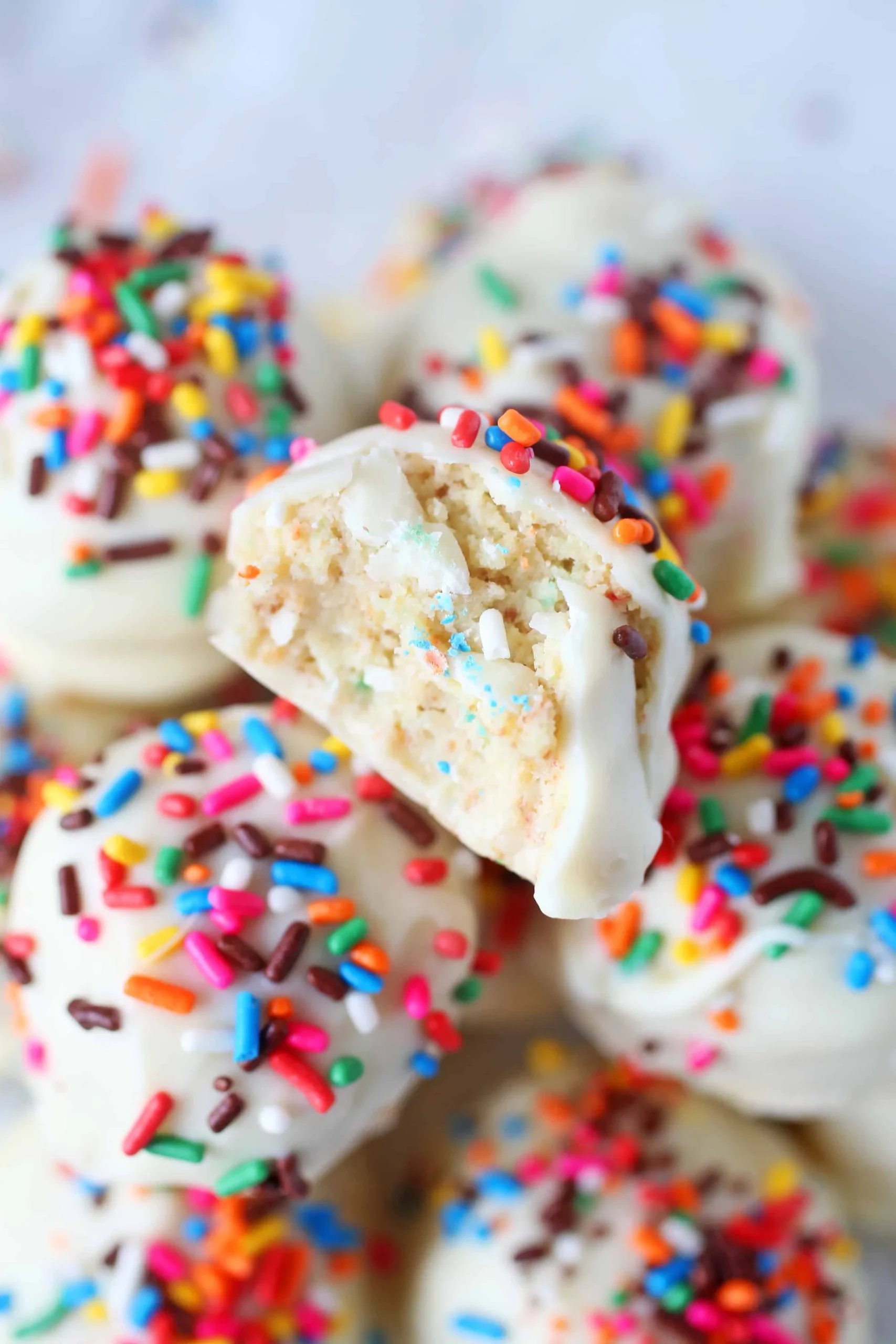 lemon funfetti cake balls