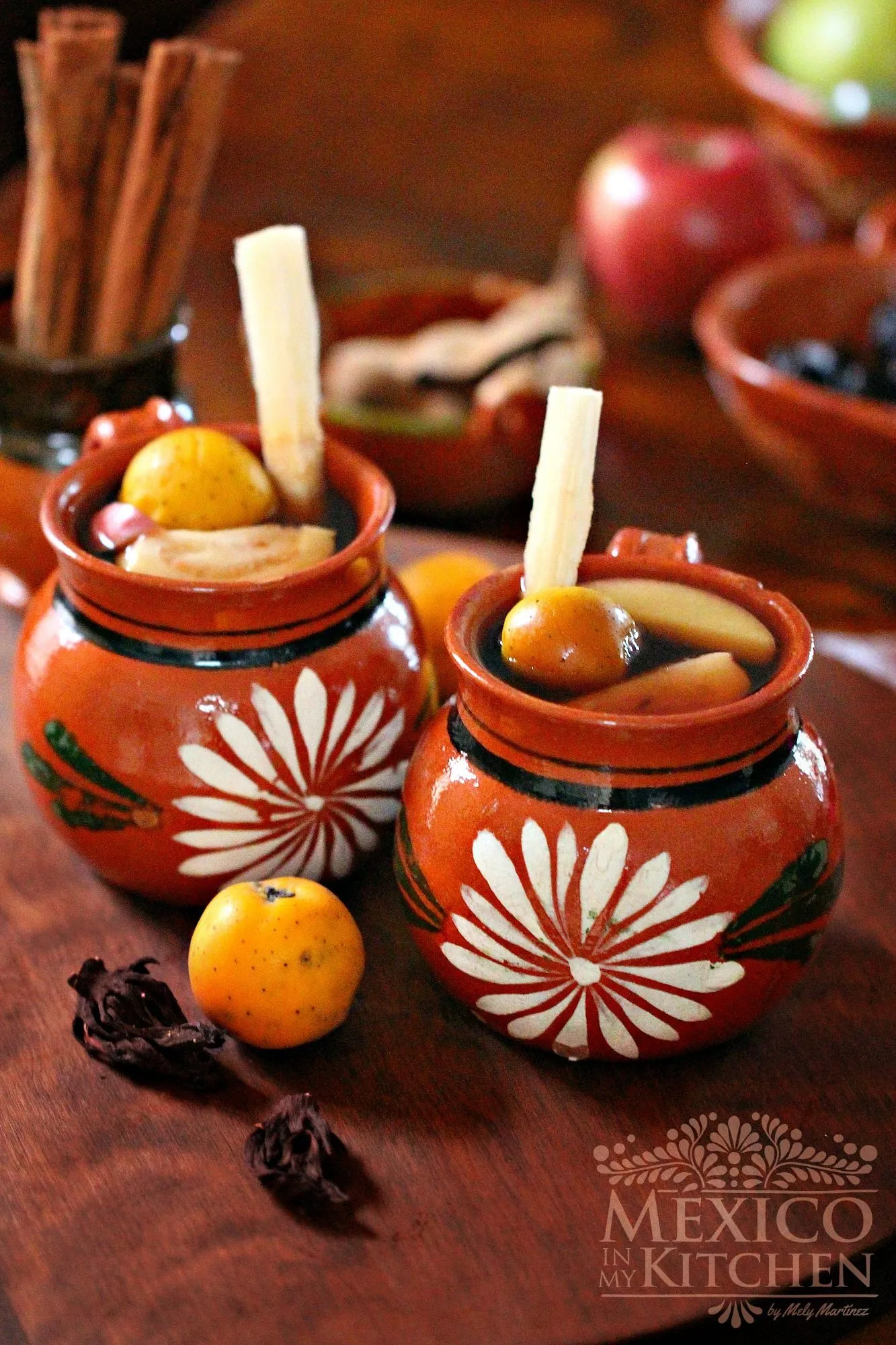 mexican christmas punch ponche navideno