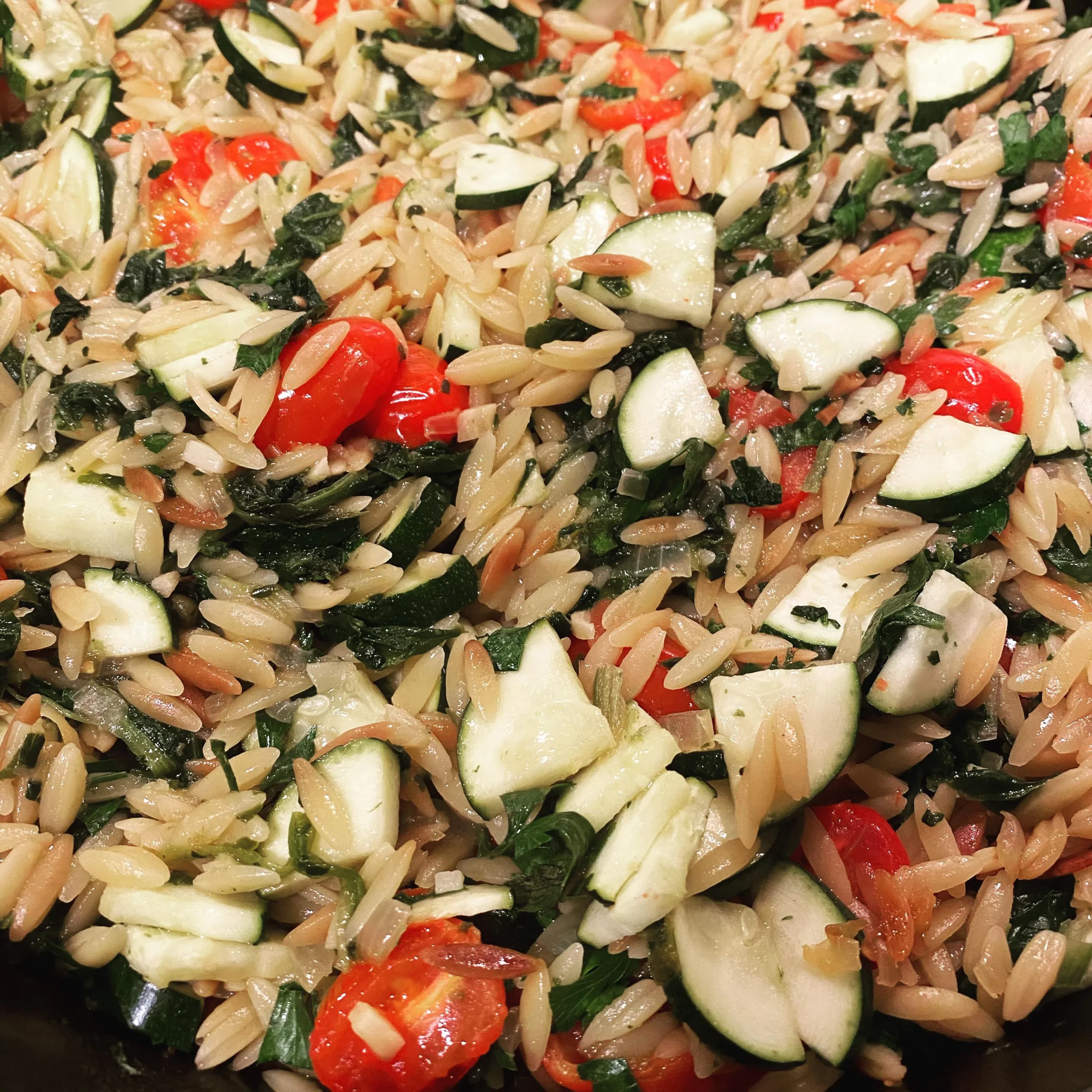 oodles of orzo zucchini bake
