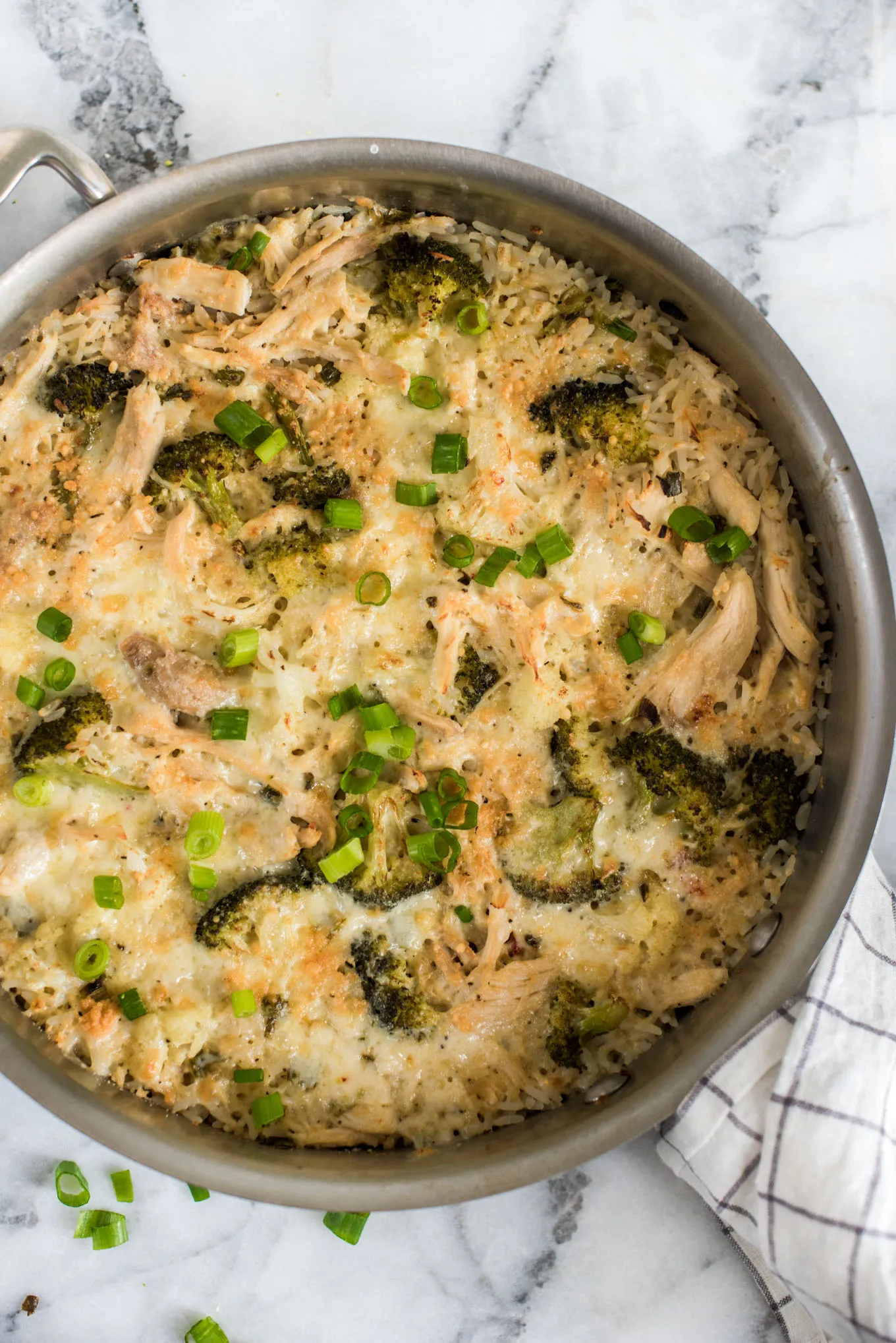 skillet cheesy chicken rice