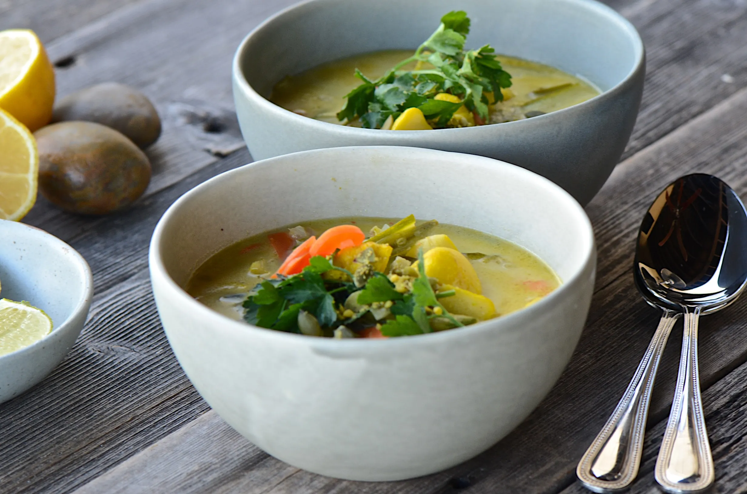 thai coconut vegetable soup