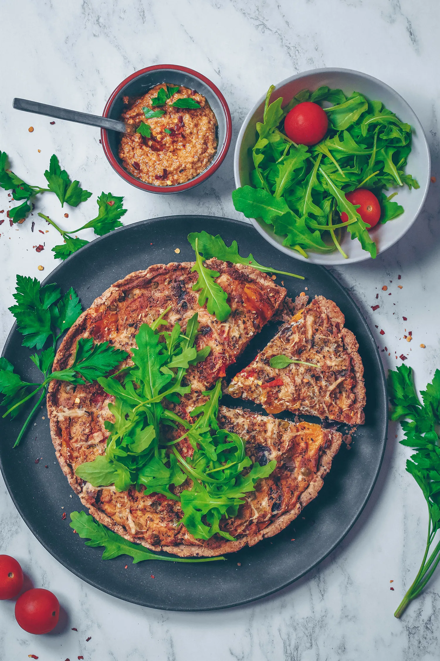 tofu quiche gluten free vegan