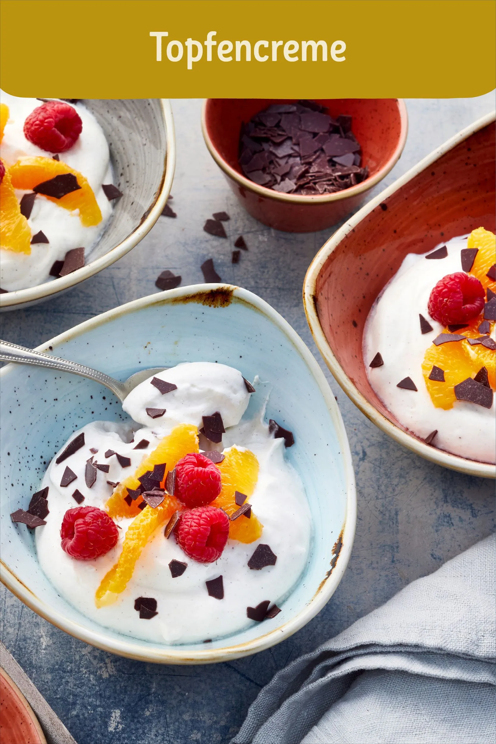 topfencreme fluffy quark dessert