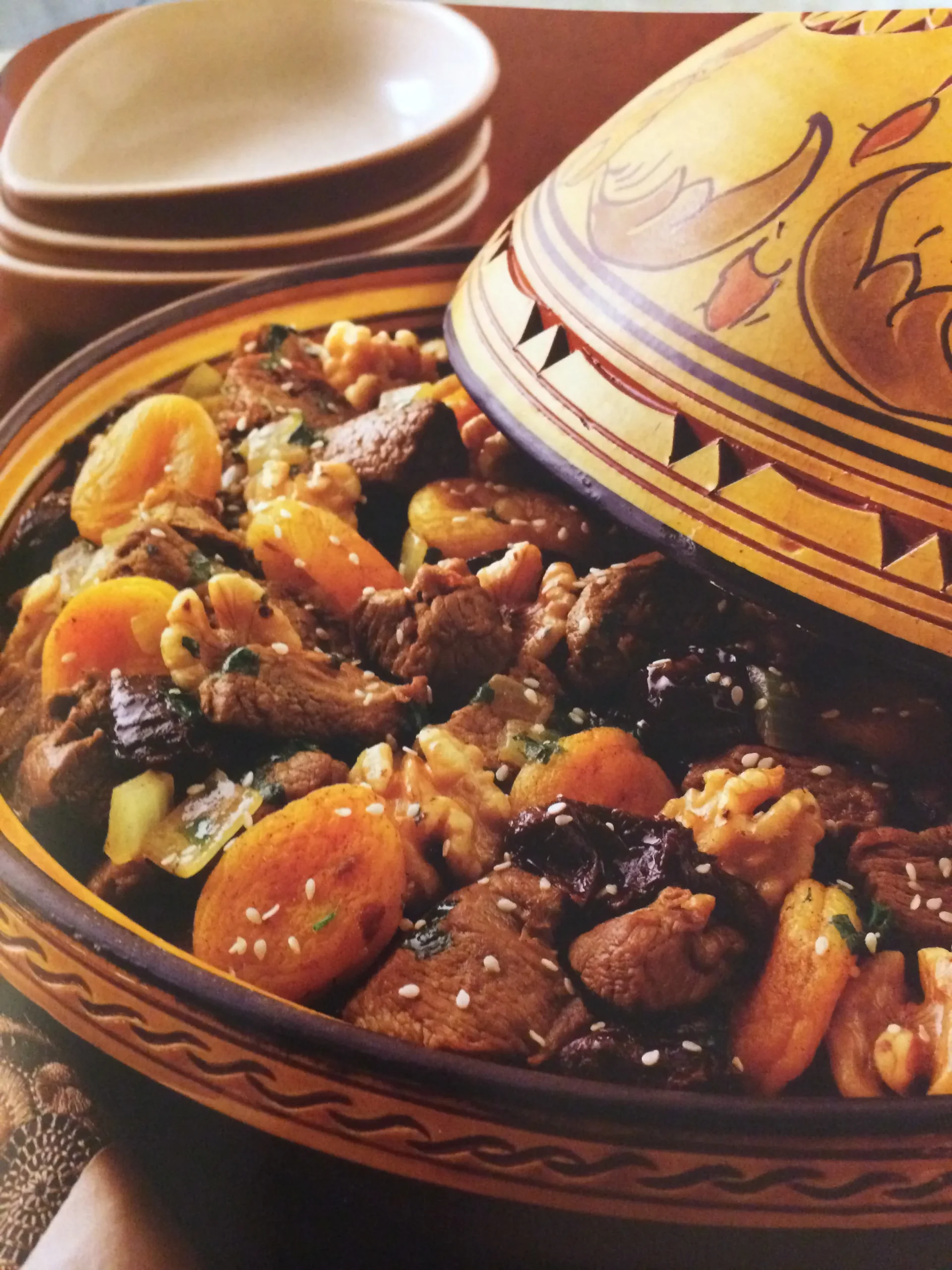 traditional lamb tagine with apricots