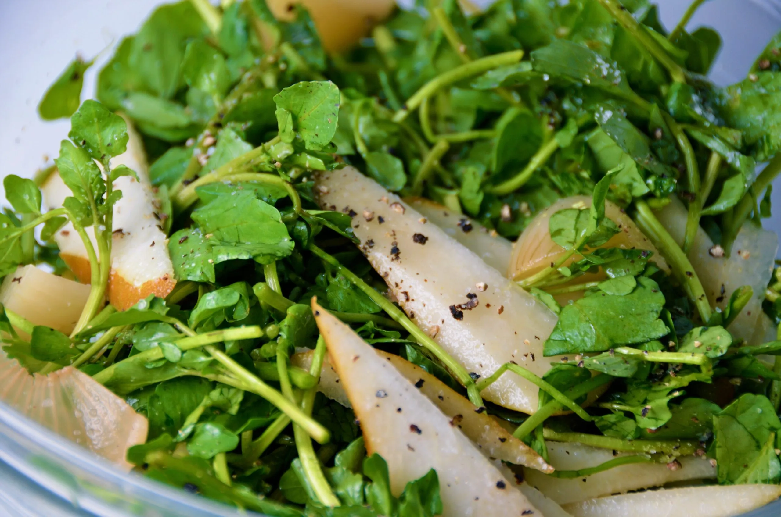 watercress and ginger salad