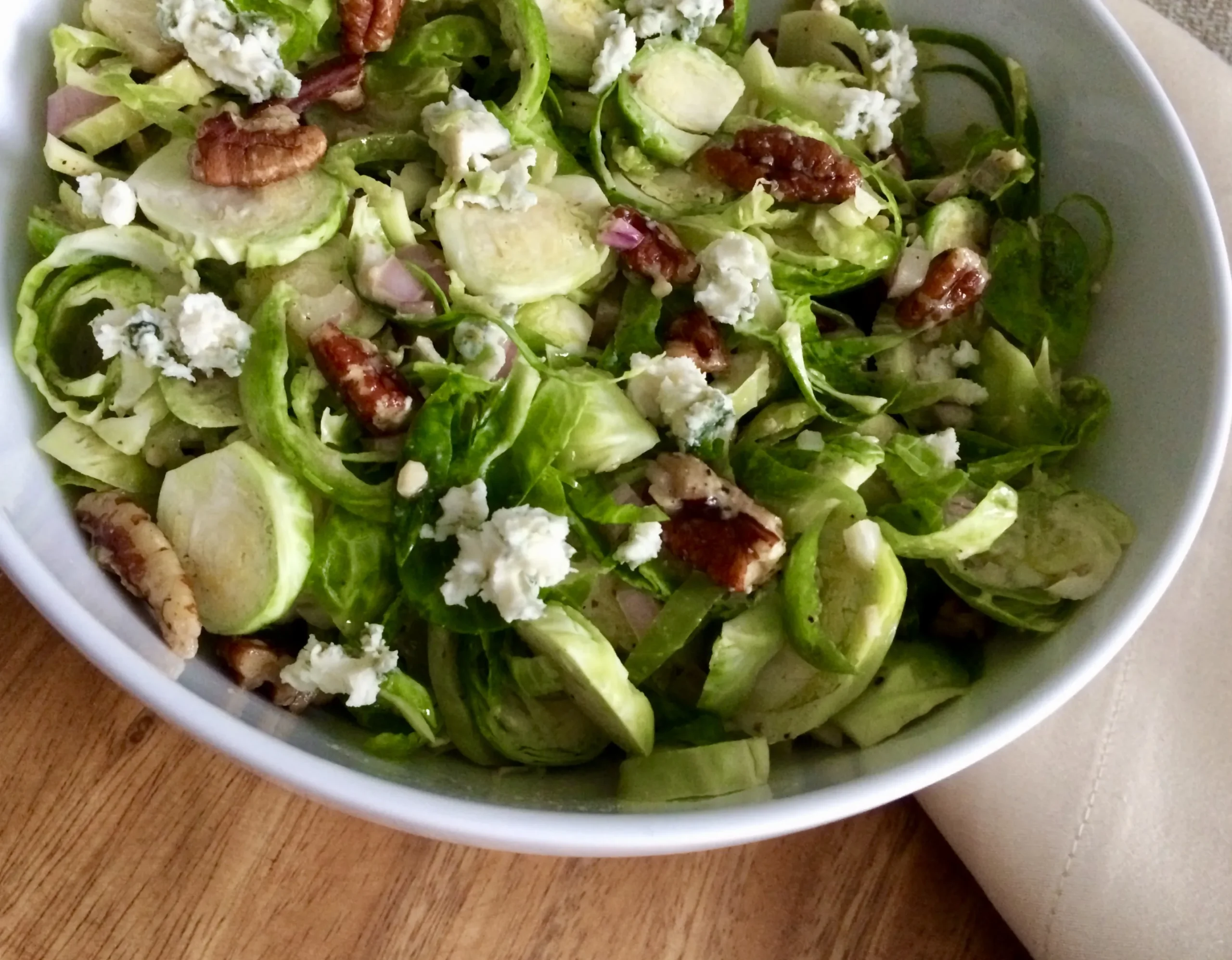 winter brussels sprouts salad