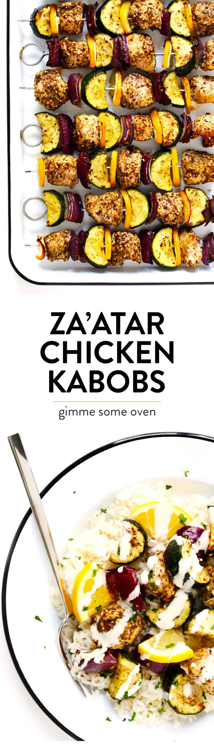 zaatar chicken veggie kabobs
